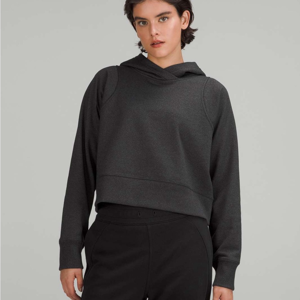 lululemon athletica Black Crop Hoodie